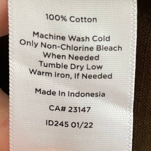 Talbots Petite Casual Military Inspired 100% Cotton Jacket Olive Green Sz P - Picture 11 of 12